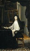 unknow artist Portrait of Queen Mariana de Austria as a Widow Spain oil painting artist